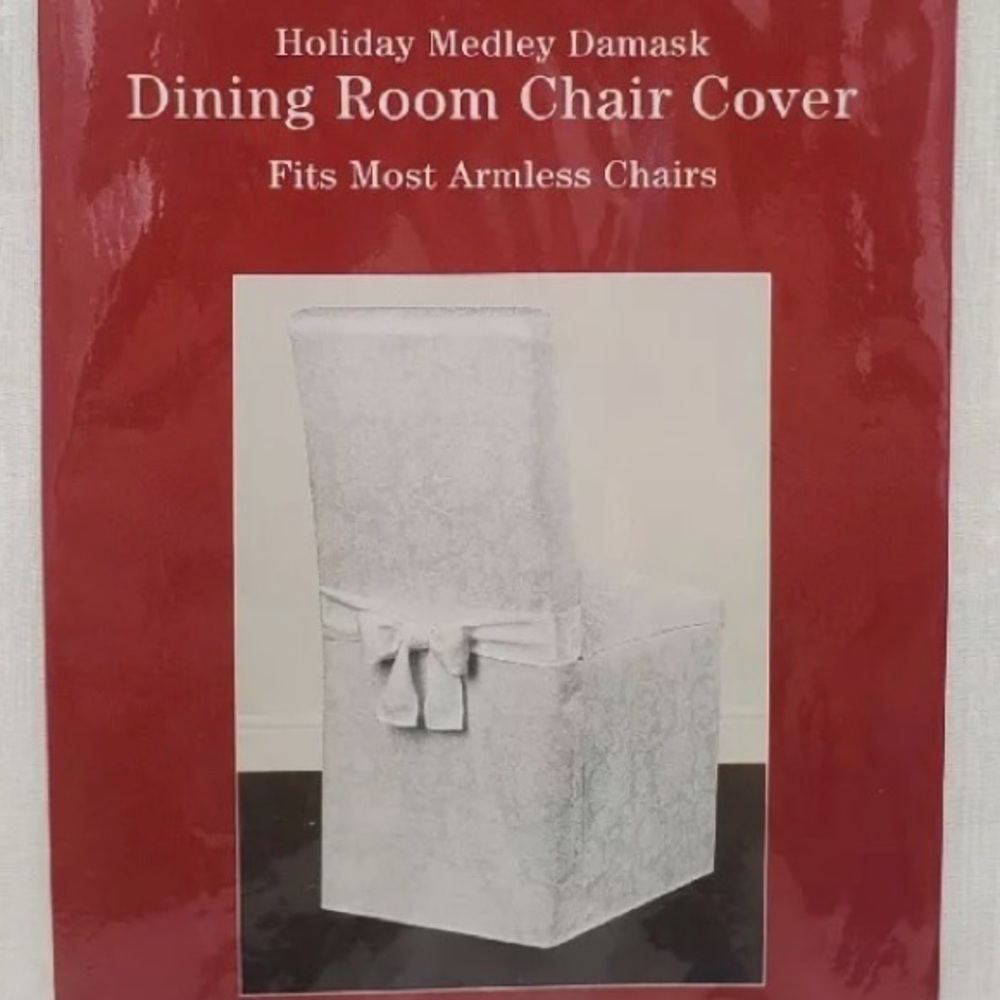 Damask Chair Cover